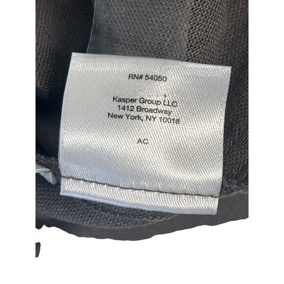 Anne Klein Womens 2X Brown Linen Blend Blouse W/ Half Sleeves & Front Zipper Det - Picture 5 of 11